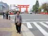 in front of  Heian Shrine